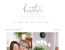 Tablet Screenshot of heather-photography.com